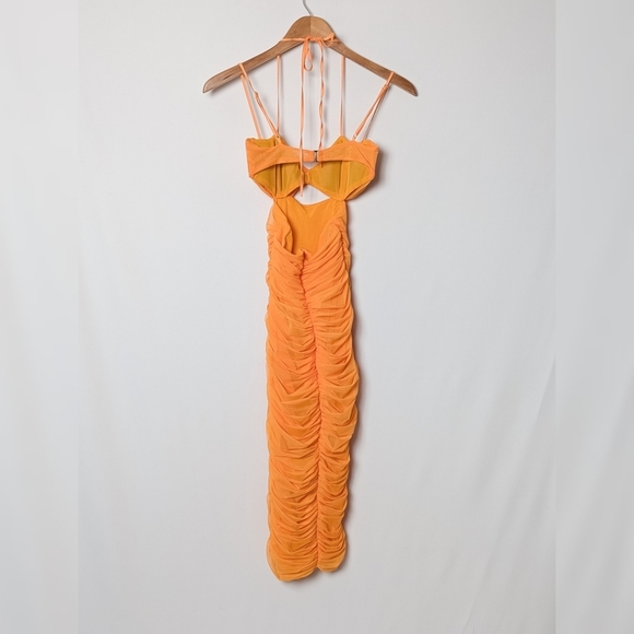 HOUSE OF CB Tibi Dress Orange XS - Picture 10 of 14